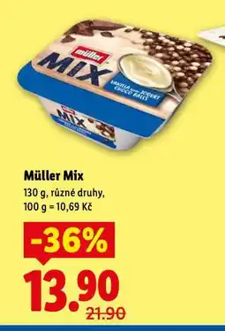Lidl Müller mix nabídka
