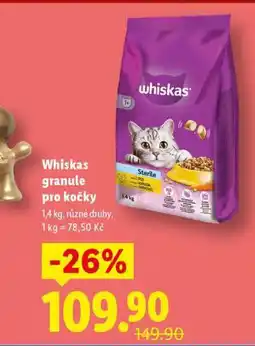 Lidl Whiskas granule pro kočky nabídka
