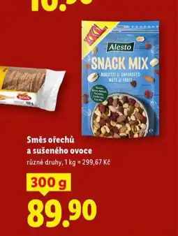 Lidl Směs ořechů a sušeného ovoce nabídka