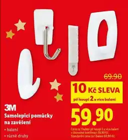Lidl Samolepicí pomůcky na zavěšení nabídka