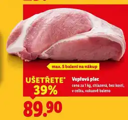 Lidl Vepřová plec nabídka