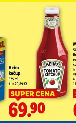Lidl Heinz kečup nabídka