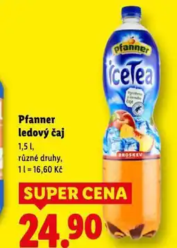 Lidl Pfanner ledový čaj nabídka