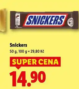 Lidl Snickers nabídka