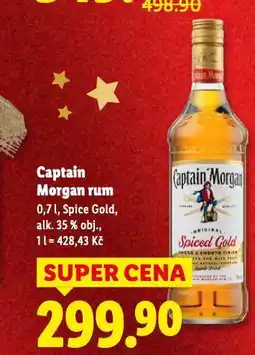 Lidl Captain morgan rum nabídka