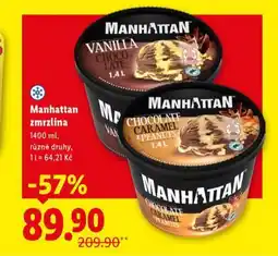 Lidl Manhattan zmrzlina nabídka