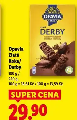 Lidl Opavia zlaté derby nabídka
