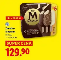 Lidl Zmrzlina magnum nabídka