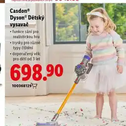 Lidl Dyson dětský vysavač nabídka