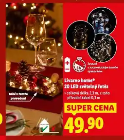 Lidl Led světelný řetěz nabídka