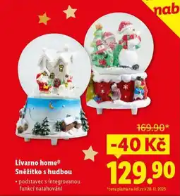 Lidl Sněžítko s hudbou nabídka