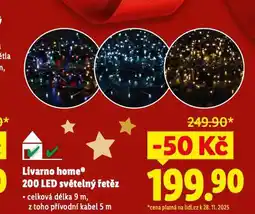 Lidl Světelný řetěz nabídka