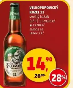 Penny Market Velkopopovický kozel 11 nabídka