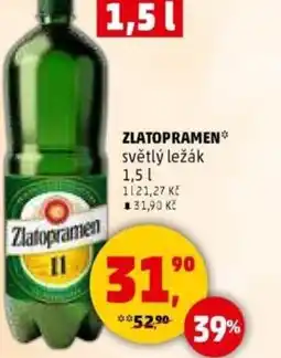 Penny Market Zlatopramen* světlý ležák nabídka