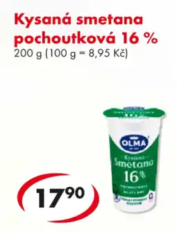 CBA OLMA Kysaná smetana pochoutková 16% nabídka