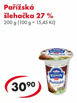 CBA Kunin Pařížská šlehačka nabídka