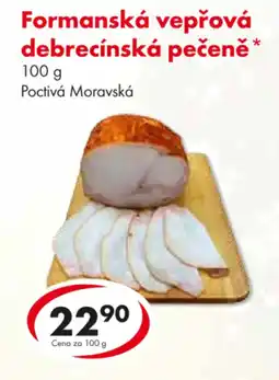 CBA Formanská vepřová debrecínská pečeně nabídka