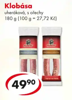 CBA Klobása nabídka