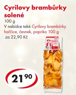 CBA Cyrilovy brambůrky solené nabídka