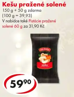 CBA Kešu pražené solené nabídka