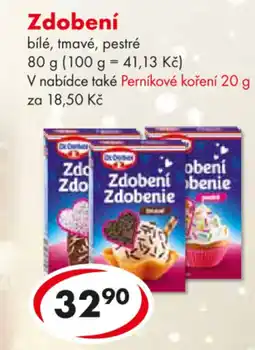 CBA Dr. Oetker Zdobení nabídka