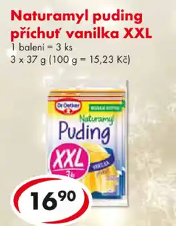 CBA Naturamyl puding příchuť vanilka XXL nabídka