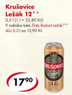 CBA Krušovice Ležák 12 nabídka