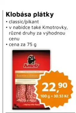 Můjobchod Klobása plátky nabídka