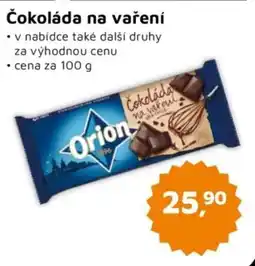 Můjobchod Orion Čokoláda na vaření nabídka