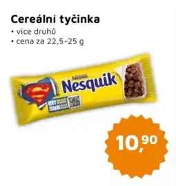 Můjobchod Nesquik Cereální tyčinka nabídka