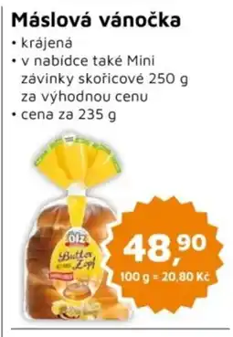 Můjobchod Máslová vánočka nabídka