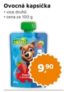 Můjobchod HELLO Ovocná kapsička nabídka