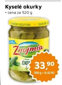 Můjobchod Kyselé okurky nabídka