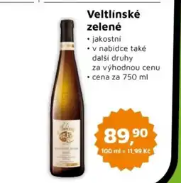 Můjobchod Veltlínské zelené nabídka