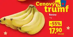 Lidl Banány nabídka