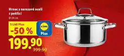 Lidl Hrnec z nerezové oceli s poklicí nabídka