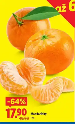 Lidl Mandarinky nabídka