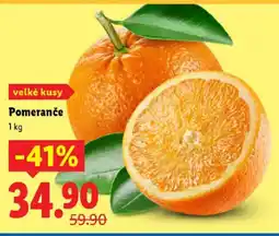 Lidl Pomeranče nabídka