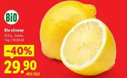 Lidl Bio citrony nabídka
