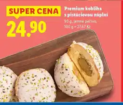Lidl Premium kobliha s pistáciovou náplní nabídka