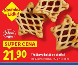 Lidl Třešňový koláč se skořicí nabídka