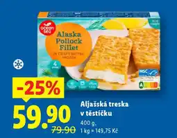 Lidl Aljašská treska v těstíčku nabídka