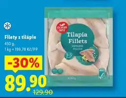Lidl Filety z tilápie nabídka