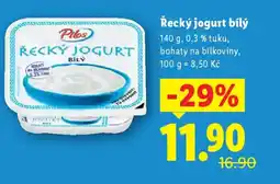Lidl Pilos Řecký jogurt bílý nabídka