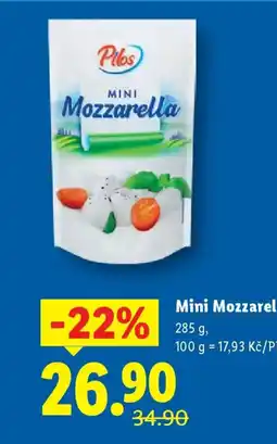 Lidl Pilos Mini Mozzarella nabídka