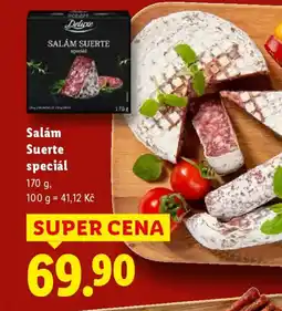 Lidl Deluxe Salám Suerte speciál nabídka