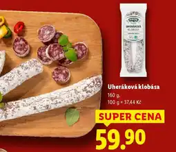 Lidl Uheráková klobása nabídka