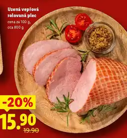 Lidl Uzená vepřová rolovaná plec nabídka