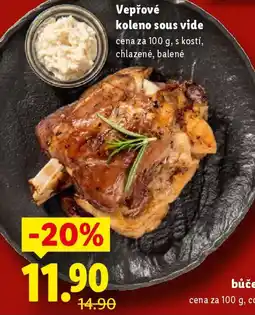 Lidl Vepřové koleno sous vide nabídka