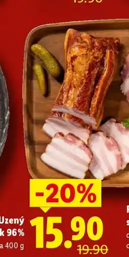 Lidl Uzený bůček 96% nabídka